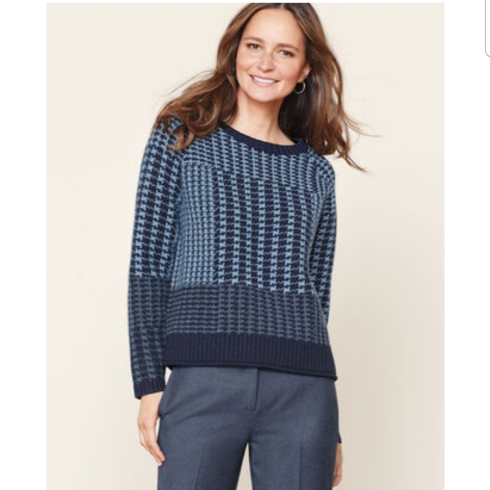 Pendleton Plaid Lambs Wool Pullover Sweater